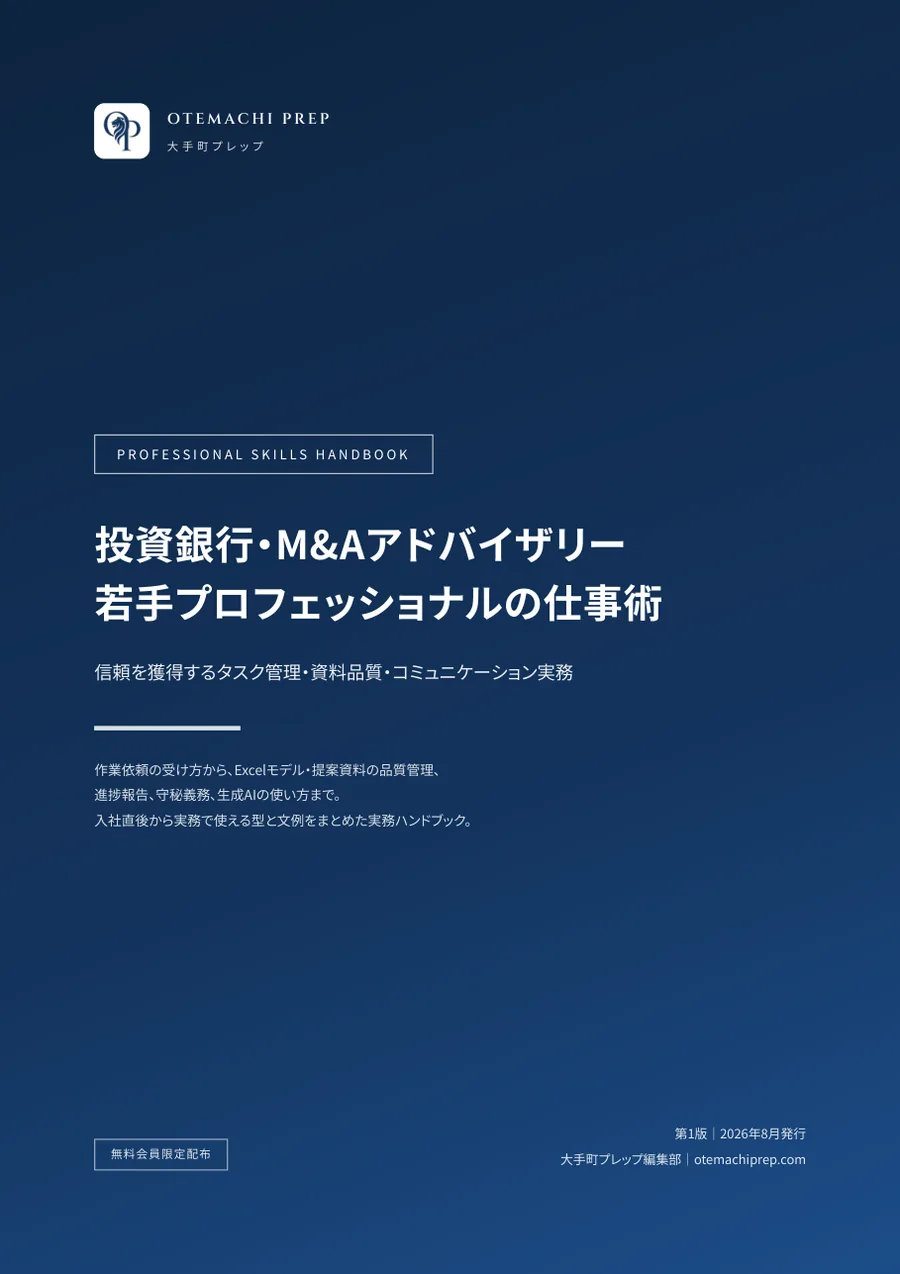 若手プロフェッショナルの仕事術の完成イメージ（架空データ）